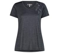 CMP - Women's Light Melange T-Shirt - Maglia funzionale 46 grigio/blu