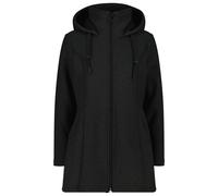 CMP - Women's Parka Fix Hood Bonded Knitted w. Fur - Giacca in pile 46 nero
