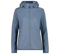 CMP - Women's Striped Jacquard Jacket Fix Hood - Giacca in pile 40 grigio