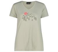 CMP - Women's T-Shirt V-Neck - Maglia funzionale 34 grigio/beige