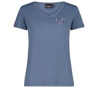 CMP - Women's T-Shirt V-Neck - Maglia funzionale 50 grigio/blu