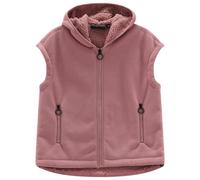 CMP - Women's Vest Fix Hood 36P4566 - Gilet in pile S marrone/fuchsia