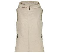 CMP - Women's Vest Fix Hood - Gilet sintetico 38 beige