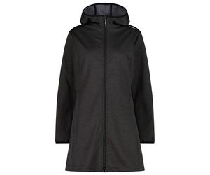 CMP - Women's Woman Parka Fix Hood - Giacca softshell 34 nero