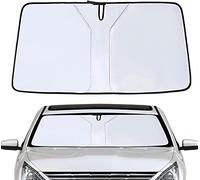 CMQISHAN Parasole Auto per Peugeot 207 2006 2007 2008 2009 2010 2011 2012 2013 2014 2015, Pieghevole Schermo Anti-UV, Parasole Auto Parabrezza, Accessori Auto,Silver