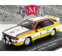 CMR 1/43 AUDI QUATTRO A2 RALLY MONTECARLO 1984 ROHRL MODELLINO STATICO DIECAST