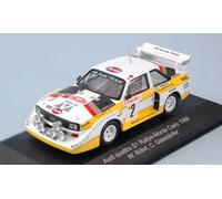 CMR 1/43 AUDI QUATTRO S1 2 RALLY MONTECARLO 1986 ROHRL MODELLINO STATICO DIECAST