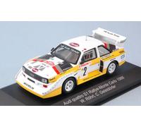 CMR 1/43 AUDI QUATTRO S1 RALLY MONTECARLO 1986 ROHRL MODELLINO STATICO DIECAST