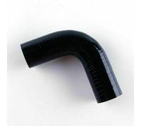 CMS 90-ID25 - Accoppiatore per tubo flessibile in silicone a gomito a 90 gradi, ID 25 mm, per tubo di aspirazione diretta universale Turbo Intercooler, rinforzato a 4 strati da 5,4 mm, colore: nero