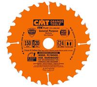 CMT 271.150.24H Lama Circolare Itk-Plus per Taglio Lungo e Traverso Vena, Arancio
