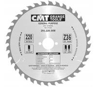 CMT Lama circolare 291.220.36M - Taglio lungo e traverso vena per macchine portatili - Metallo/Grigio