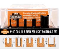 CMT ORANGE TOOLS K900-005-01 SET 5 FRESE TAGLIENTI DIRITTI HW Z2 S=8 D=4/6/8/10/20 DX