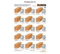 CMT 690.091 - Coppia Coltelli SP 40x4mm Incastro Dente-Canale Femm. 10mm