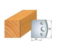 CMT 690.192 - COPPIA COLTELLI SP 40x4mm TAGLIENTE DIRITTO (H24)