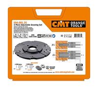 CMT 694.001.35 SET 3 TESTE X CANALI LATERALI REGOLABILI HW D=140X4-15X35
