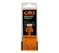 CMT Orange Tools Fresa a raggio concavo 938.817.11 con cuscinetto HW Z2 S12 D31,7 R9,5 DX