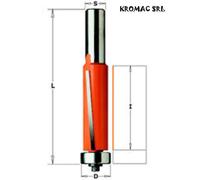 CMT 906.191.11 Fresa per Rifilare con Cuscinetto, Grigio/Arancio