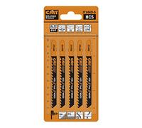 CMT JT144D-Set di 5 Lame per Seghetti Alternativi per Legno, Arancione/Nero