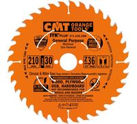 CMT ORANGE TOOLS 271.210.36M - LAMA CIRCOLARE (ITK-PLUS) HW 210X1.8/1.2X30 (+25) Z36 ATB+S