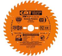 CMT 271.250.42M Lama Circolare Itk-Plus per Taglio Lungo e Traverso Vena, Arancio
