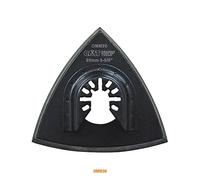 CMT Omm30-X1 Piastra Perforata 93 mm per Levigatura, Attacco Universale, Nero