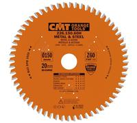 CMT ORANGE TOOLS 226.150.60H LAMA X MATERIALI FERROSI-PVC HW 150x1.6/1.2x20 Z60 FWF