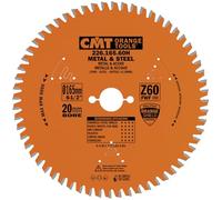 CMT ORANGE TOOLS 226.165.60H LAMA X MATERIALI FERROSI-PVC HW 165x1.6/1.2x20 Z60 FWF