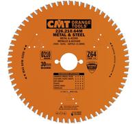 CMT ORANGE TOOLS 226.210.64M LAMA X MATERIALI FERROSI-PVC HW 210x2.2/1.8x30 Z64 FWF