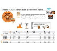 CMT ORANGE TOOLS 236.210.12M LAMA CIRCOLARE FIBROCEMENTO DP 210x2.4/1.8x30+2 Z12 TCG
