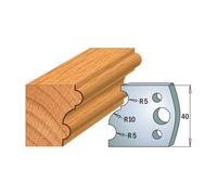 CMT Orange Tools 690.052 - Coppia Coltelli SP 40x4mm ProfilatiI R5-R10-R5mm