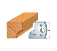 CMT ORANGE TOOLS 690.057 - Coppia Coltelli SP 40x4mm Profilati R15mm