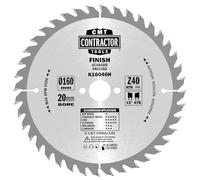 CMT Orange Tools K16040H - ITK-Contractors HW 160x2.2/1.4x20 Z40 ATB 10°POS.