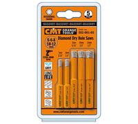 CMT-SET 5 PZ CON 5 PUNTE DIA X GRES S=ESAG D=5-6-8-10-12mm DX