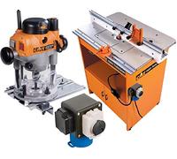 CMT TAVOLO PROFESSIONALE INDUSTRIO 999.500.01 + ELETTROFRESATRICE 2400W CMT7E + COMANDO DI SICUREZZA 999.100.11