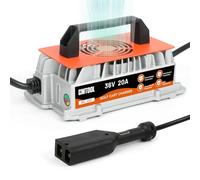 CMTOOL EZGO - Caricabatterie per carrello da golf, 36 V, 20 A, per EZGO TXT, 1250 W, completamente automatico, ricarica rapida, per batterie al piombo-acido da 36 V, impermeabile IP67, cavo da 4,6 m