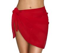 CMTOP Beach Pareo Costume da Bagno Donna Chiffon Scialle Wrap Dress Gonna Corta Pareo Bikini Cover Sarong per Beach Pool Vacation