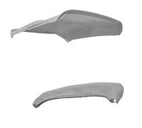 CMYAOYC Copertura di Ricambio per Bimini Top, Tessuto Nautico Barca 600D Resistente a scolorimento e screpolature, Ricambio Tendalino Barca, Telaio Non Incluso(Gray,183X155cm)