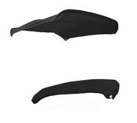 CMYAOYC Copertura di Ricambio per Bimini Top, Tessuto Nautico Barca 600D Resistente a scolorimento e screpolature, Ricambio Tendalino Barca, Telaio Non Incluso(Black,183X170cm)