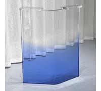 CMYAOYC Gambe Tavolo Acrilico V-degradé, Supporto Fluttuante PMMA 700x400x20mm Base per Tavolo da Pranzo a Forma per Tavolo Pranzo/Isola/Bar(Blue)
