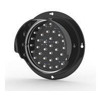 CMYAOYC Semaforo Stradale, Semaforo Rosso/Verde/Giallo, Semaforo a LED, Stoppini Semaforici Sostituibili Impermeabili, Semaforo con Lente (Color : DT200 Red, Size : 24V)