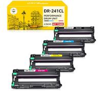CMYBabee Ricostruito Brother DR-241CL DR245CL Tamburo Unisce Sostituzione per Brother MFC-9130CW MFC-9140CDN MFC-9330CDW MFC-9340CDW DCP-9020CDW DCP-9015CDW HL-3140CW HL-3150CDW HL-3170CDW (4 Pacco)