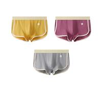 CMZYBBD Boxer Uomo Confezione da 3 Boxer da Uomo Slim Fit A Vita Media - Intimo Sportivo Morbido, Traspirante E Ampio per Il Massimo Comfort-d-3xl