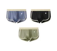 CMZYBBD Boxer Uomo Confezione da 3 Boxer da Uomo Slim Fit A Vita Media - Intimo Sportivo Morbido, Traspirante E Ampio per Il Massimo Comfort-c-l