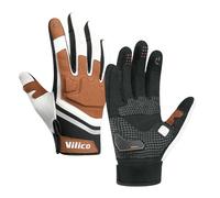 CMZYBBD Guanti Moto Invernali Guanti da Ciclismo Outdoor Guanti da Mountain Bike Touchscreen Antiscivolo, Resistenti all'Usura, Ammortizzanti-Marrone-XL