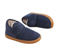 CMZYBBD Pantofole Invernali Uomo Pantofole di Cotone Caldo da Donna Invernale-Peluche Foderate, Slip di Scarpe da Interno E Esterno per Uomini E Donne, Scarponi da Neve-blu-38 39