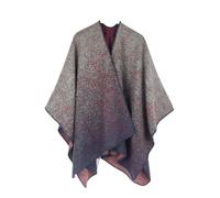 CMZYBBD Sciarpa Donna Scialli da Donna - Scialli Oversize Leggeri Reversibili Invernali, Stole Calde, Cardigan A Coperta, Poncho Lunghi A Mantello-viola-130-155 Cm