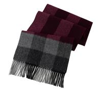 CMZYBBD Sciarpa Donna Sciarpa da Donna Sciarpa in Cashmere, Sciarpa Scozzese, Sciarpa in Cashmere Puro Scozzese Colorato Caldo Autunno Inverno-red-a-30 * 180 Cm