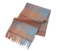 CMZYBBD Sciarpa Donna Sciarpa da Donna Sciarpa in Cashmere, Sciarpa Scozzese, Sciarpa in Cashmere Puro Scozzese Colorato Caldo Autunno Inverno-pink-a-30 * 180 Cm