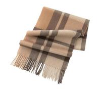 CMZYBBD Sciarpa Donna Sciarpa da Donna Sciarpa in Cashmere, Sciarpa Scozzese, Sciarpa in Cashmere Puro Scozzese Colorato Caldo Autunno Inverno-khaki-b-30 * 180 Cm