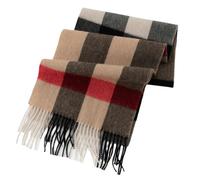 CMZYBBD Sciarpa Donna Sciarpa da Donna Sciarpa in Cashmere, Sciarpa Scozzese, Sciarpa in Cashmere Puro Scozzese Colorato Caldo Autunno Inverno-khaki-a-30 * 180 Cm